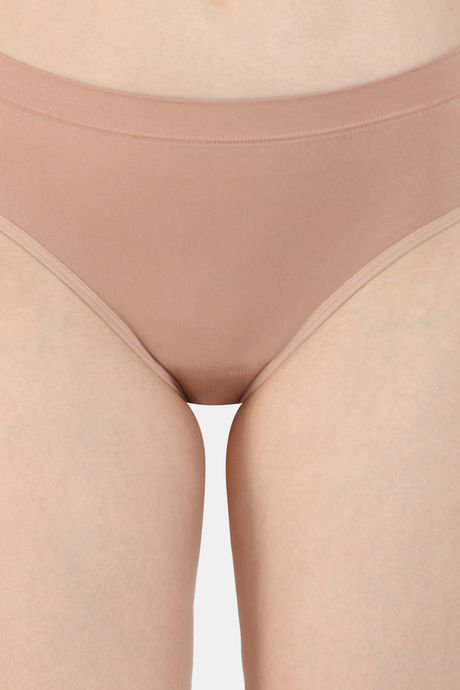 Zivame Medium Rise Full Coverage Seamless Hipster Panty (Pack of 3) - Multicolor — image 5